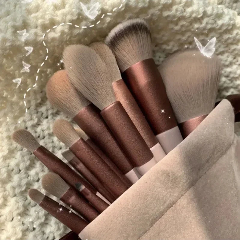 Set de 22 Brochas de Maquillaje Profesional para Rostro y Ojos