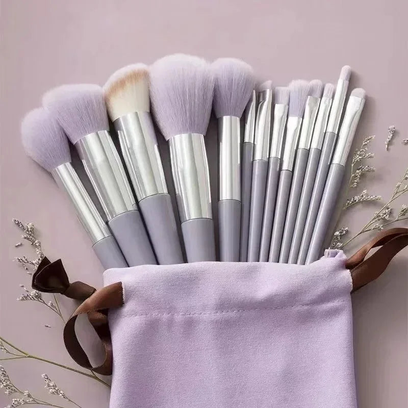 Set de 22 Brochas de Maquillaje Profesional para Rostro y Ojos