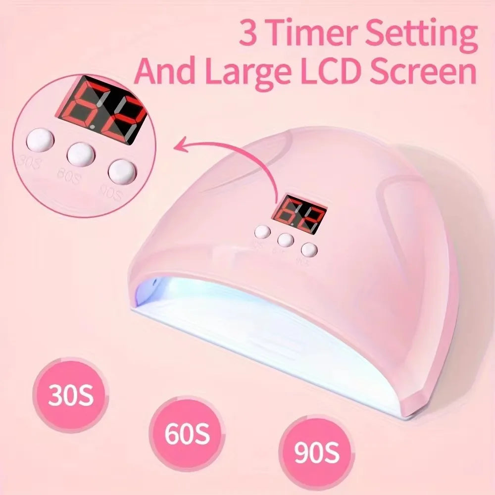 Kit de Manicura Profesional LULAA TZ-135: Tus Uñas Perfectas en Minutos y Desde Casa.