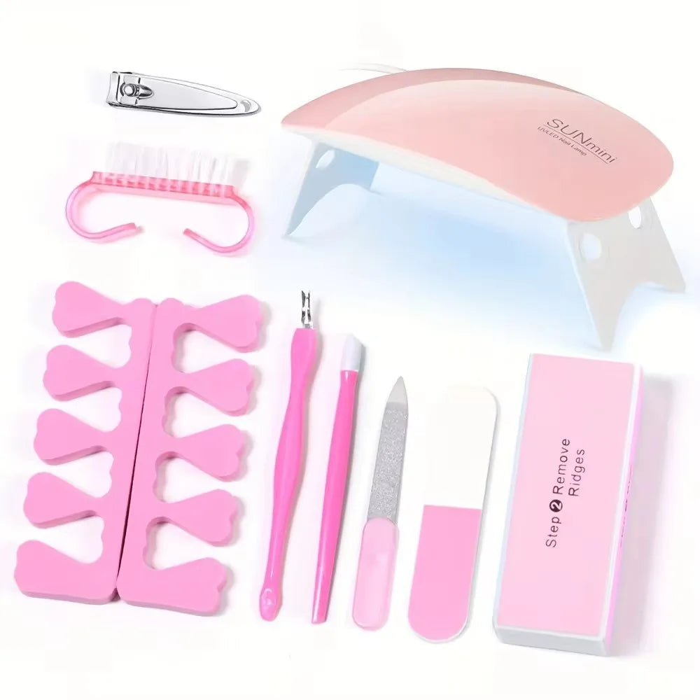 Kit de Manicura Profesional LULAA TZ-135: Tus Uñas Perfectas en Minutos y Desde Casa.