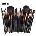Set de 22 Brochas de Maquillaje Profesional para Rostro y Ojos
